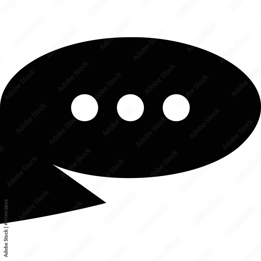 Fototapeta premium Simple vector icon chat 