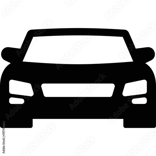 Simple vector icon car

