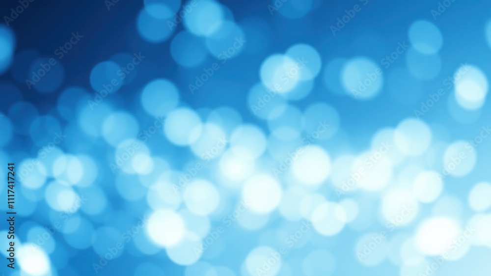 Abstract Blue Bokeh Background With Soft Focus Light Spots Abstract Blue Bokeh Background With Soft Focus Light Spots