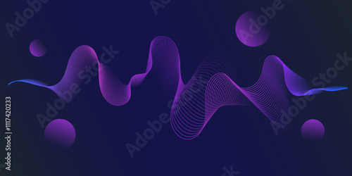 Geometric artificial intelligence tech backdrop. Digital technology Abstract visual for screen template.