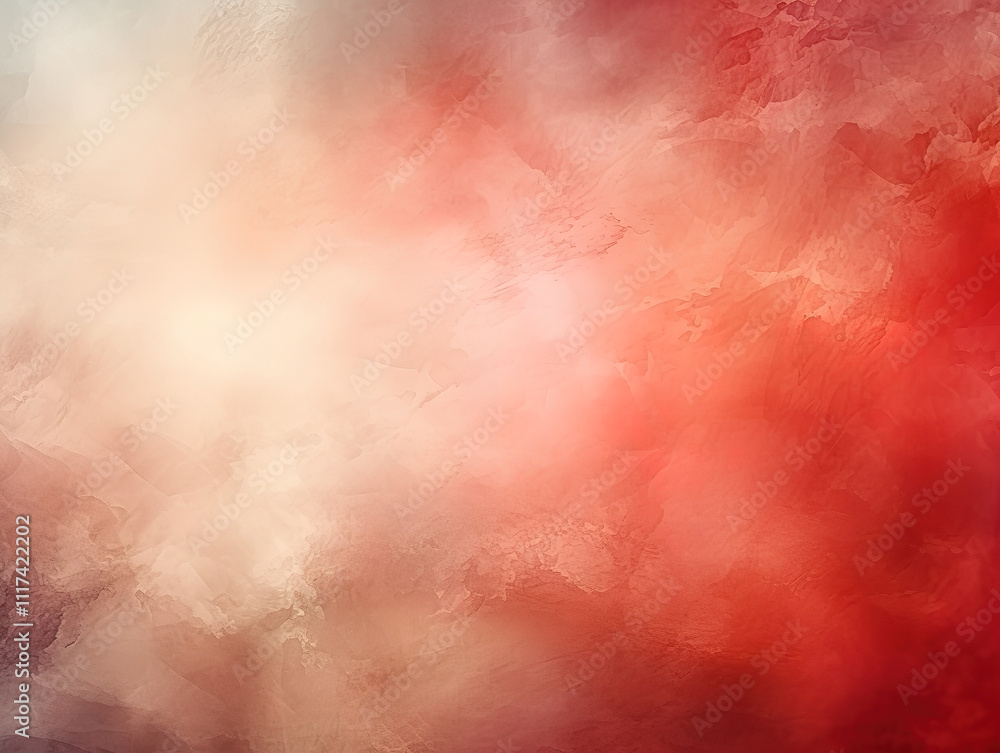 Fototapeta premium Excellent A red background with a white and yellow sky