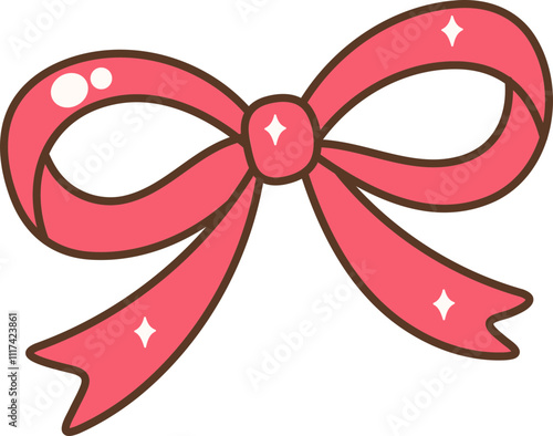 red ribbon bow