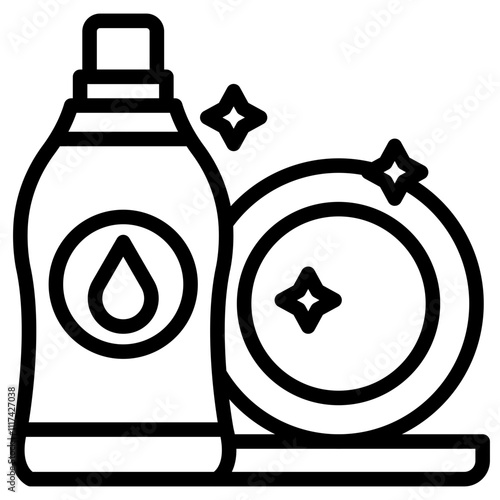 Liquid Dish Washer Icon