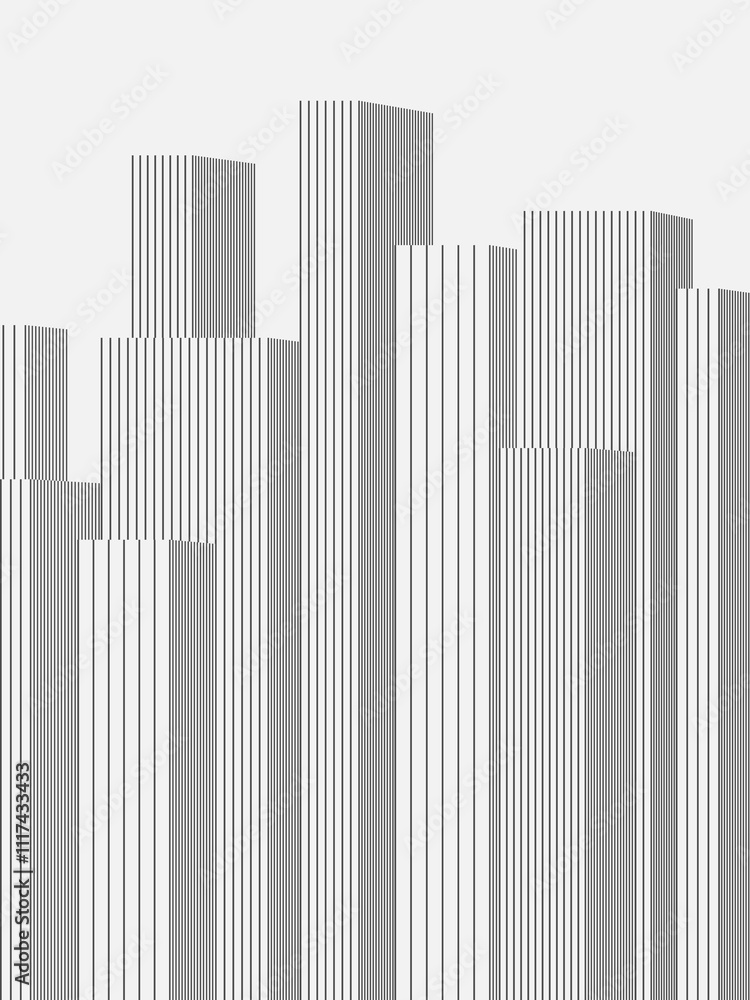 High-rise buildings in a modern city. Vector illustration. Sketch for creativity. High-rise buildings in a modern city. Vector illustration. Sketch for creativity.