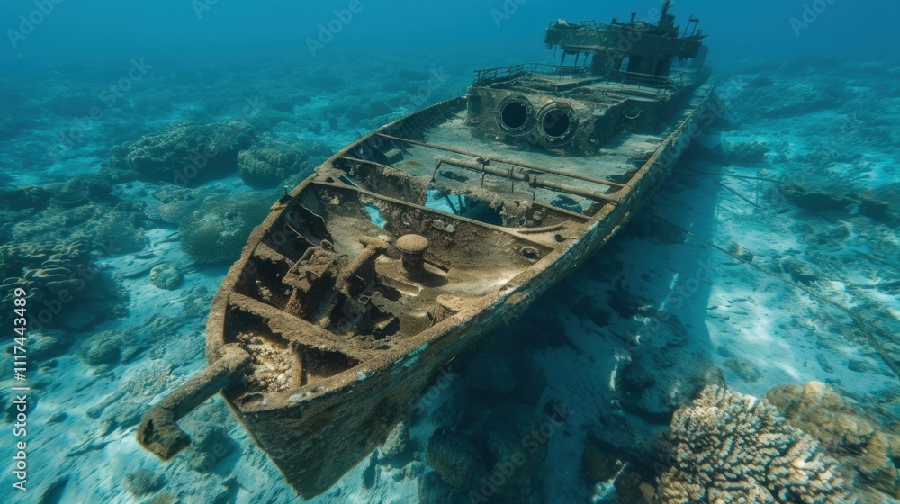 Despite efforts to remove the wreckage remnants of the grounded ship still remain embedded in the coral reef a constant reminder of the damage caused by human error. Despite efforts to remove the wreckage remnants of the grounded ship still remain embedded in the coral reef a constant reminder of the damage caused by human error.