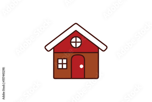 house icon isolated on white