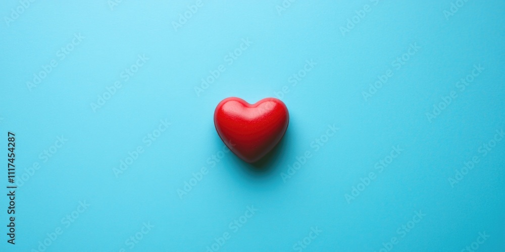 A red heart icon on a blue surface, symbolizing love or affection. A red heart icon on a blue surface, symbolizing love or affection.