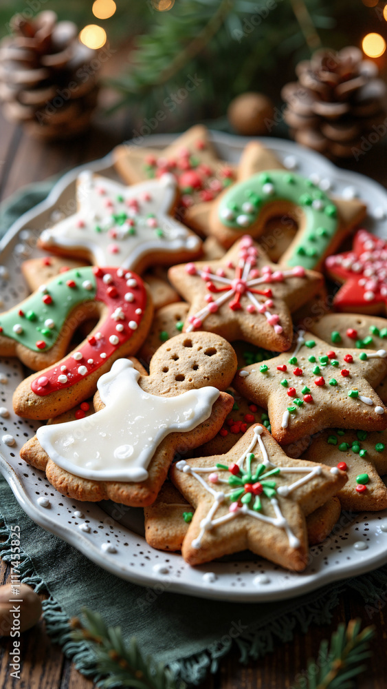 Festive Christmas Cookies: Homemade Treats for Holiday Baking, Catering, and Seasonal Promotions Festive Christmas Cookies: Homemade Treats for Holiday Baking, Catering, and Seasonal Promotions