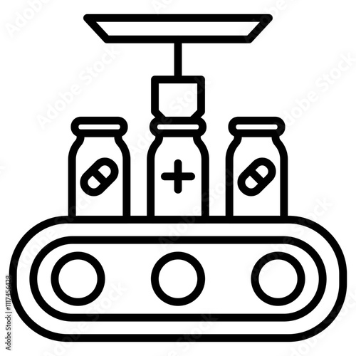 Medicine Manufacturing Icon