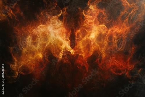 A vibrant abstract representation of flames, evoking energy and transformation.