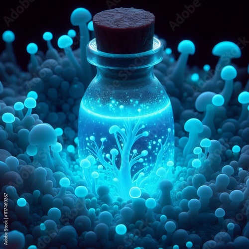 138 Bioluminescent Paint Drop Emits a gentle natural glow withou photo