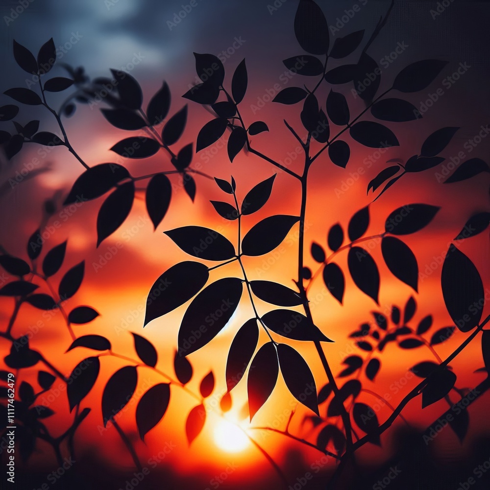 92 Silhouette of Leaves Against Sunset Capture the dramatic silh 92 Silhouette of Leaves Against Sunset Capture the dramatic silh