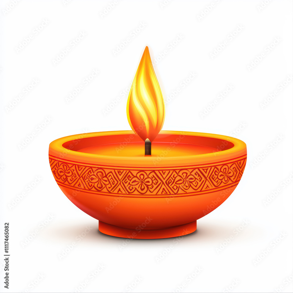 vibrant Diwali lamp with intricate designs and glowing flame, symbolizing light and celebration vibrant Diwali lamp with intricate designs and glowing flame, symbolizing light and celebration