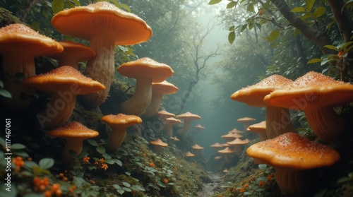 Civilization Within a Sentient Fungal Network photo