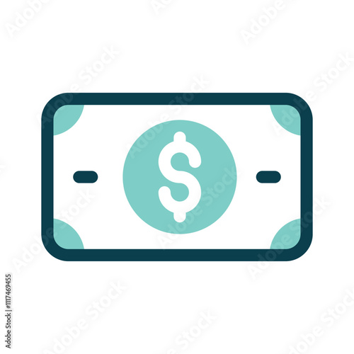 A dollar bill, symbolizing cash transactions or payments