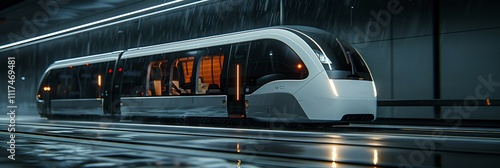 Futuristic supply chain operations powered AI where smart sensors and IoT devices monitor and adjust environmental conditions in realtime preserving product quality throughout transit