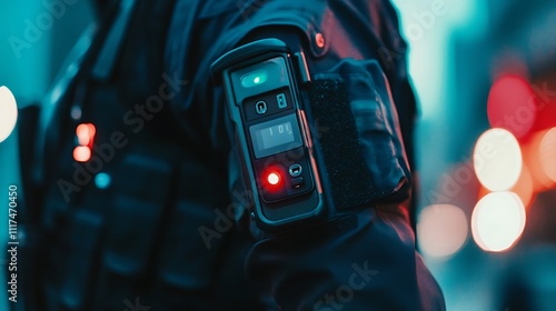 Close-Up of a Body Worn Camera