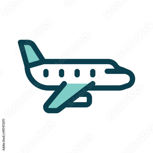 An airplane, symbolizing global business or travel opportunities