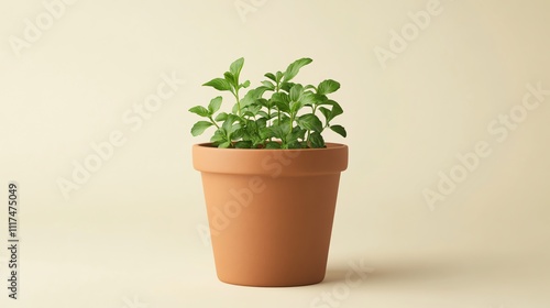 Wallpaper Mural Mini garden pot product mockup with a unique logo or design Torontodigital.ca