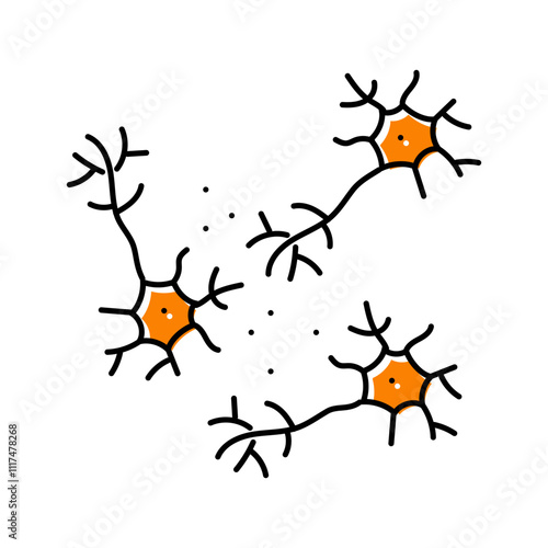 neurological treatment neuroscience neurology color icon vector. neurological treatment neuroscience neurology sign. isolated symbol illustration