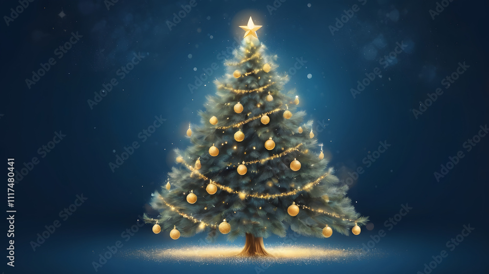 christmas tree with ornaments christmas tree with ornaments