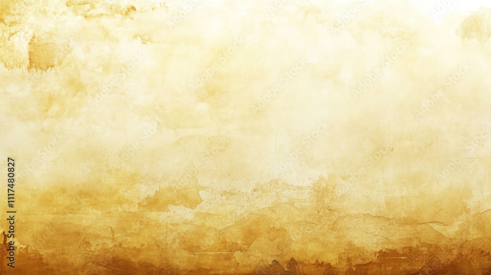 Obraz premium Golden Watercolor Background - A Warm and Subtle Abstract Design