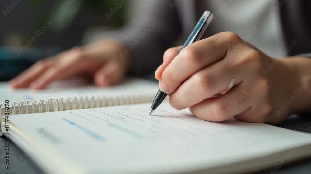 Hand Writing in Stylish Planner Hand Writing in Stylish Planner