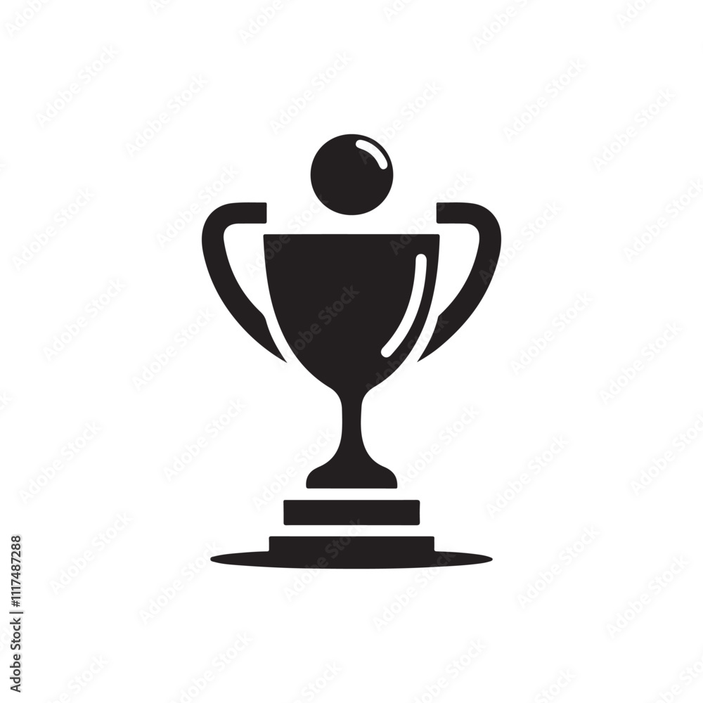Sport Trophy Vector Icon for Awards and Achievements Sport Trophy Vector Icon for Awards and Achievements