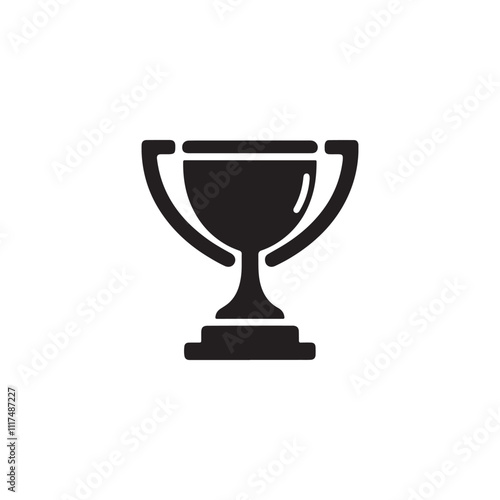 Sport Trophy Vector Icon for Awards and Achievements