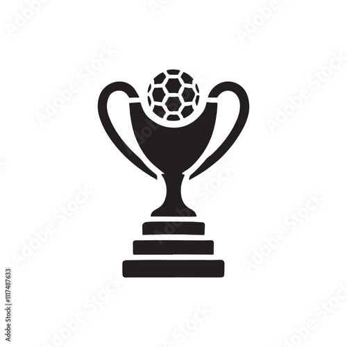 Sport Trophy Vector Icon for Awards and Achievements