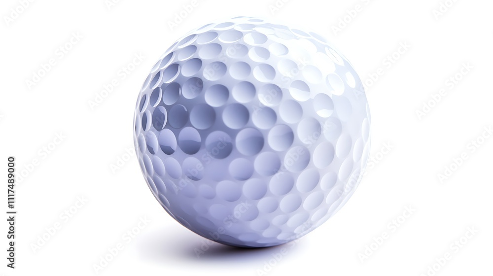 Golf Ball Isolated On White Background Golf Ball Isolated On White Background