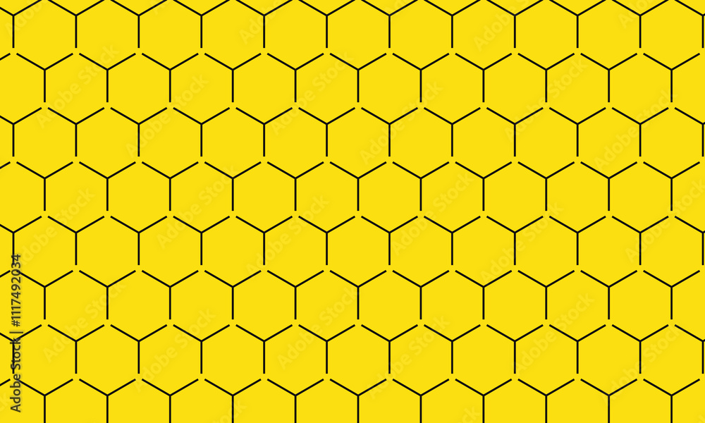 abstract simple outline polygon pattern on yellow can be used background. abstract simple outline polygon pattern on yellow can be used background.
