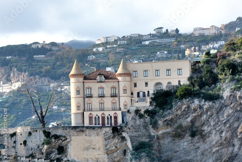 CASTELLO MEZZACAPO,MAIORI,COSTIERA AMALFITANA,ITALIA,2 DICEMBRE 2024. photo