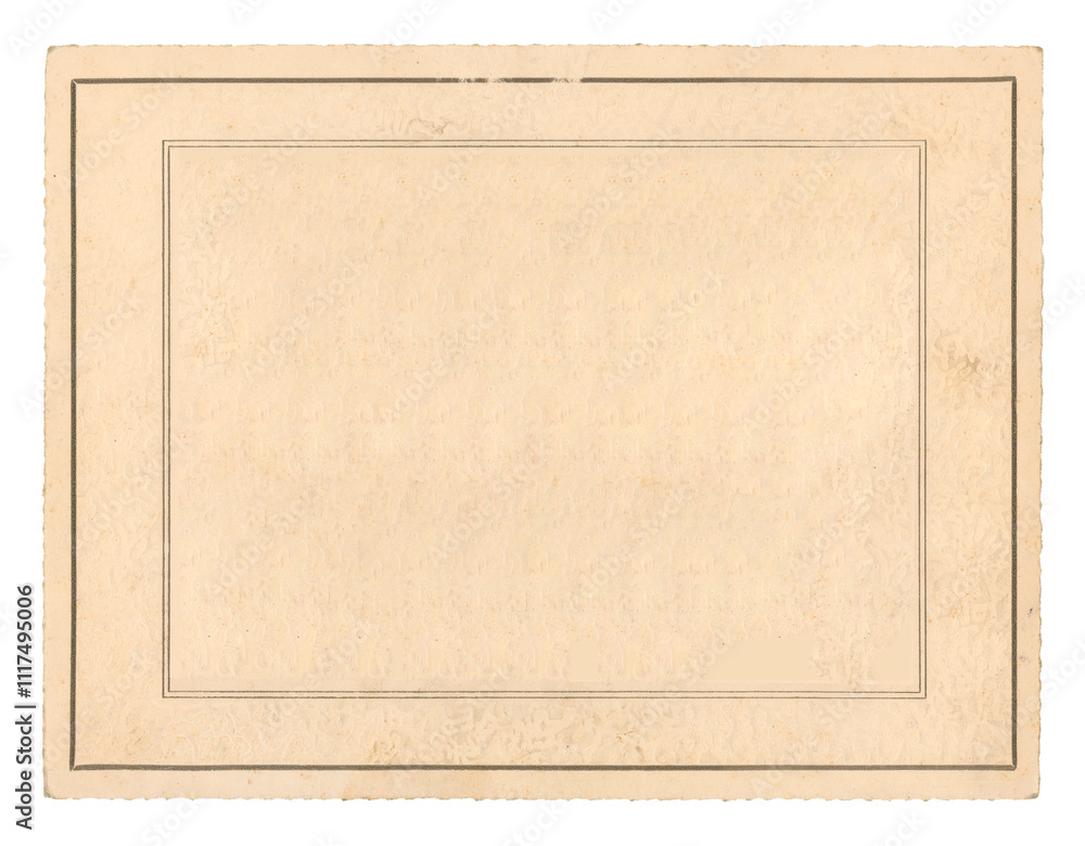 Fototapeta premium support carton encadrement photo vintage, PNG sur fond transparent