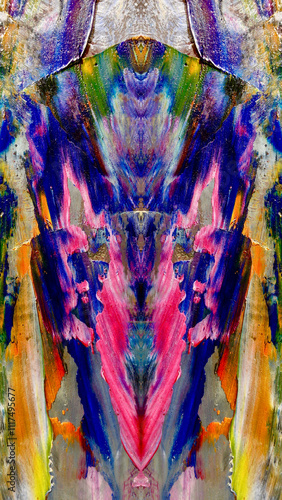 Abstract art background . Hand painting artwork on canvas .