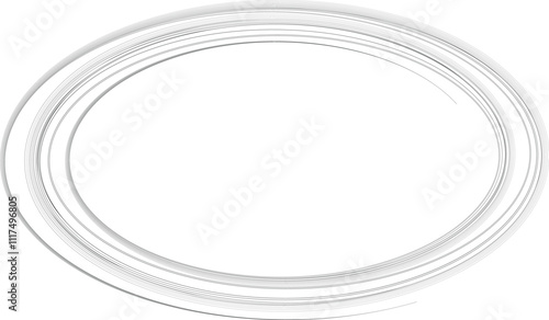 Abstract oval Lines .Elliptical frame with many circles . Vector highlight ellipse line design .Round line art border frame .Concentric oval circles logo .Doodle strokes in oval form .
