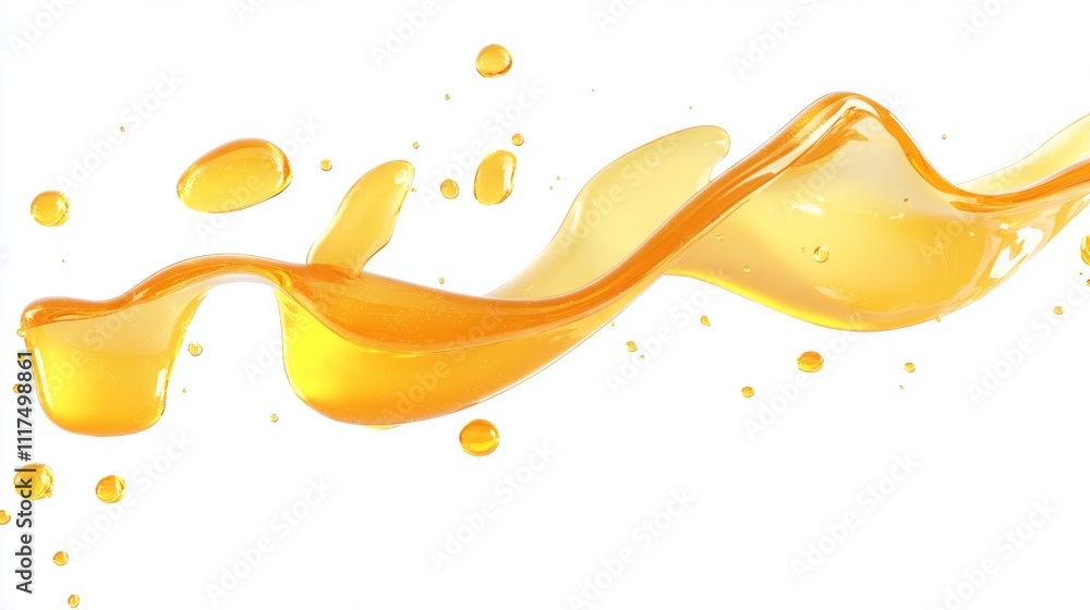 Fototapeta premium Stunning Orange Juice Splash in Motion