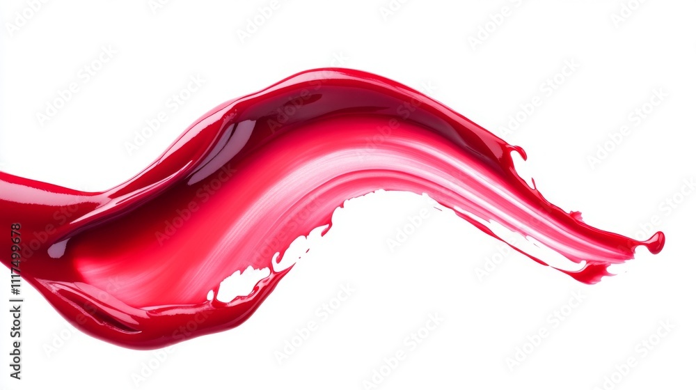 Stunning Red Lipstick Splash - A Vibrant Beauty Product Stunning Red Lipstick Splash - A Vibrant Beauty Product