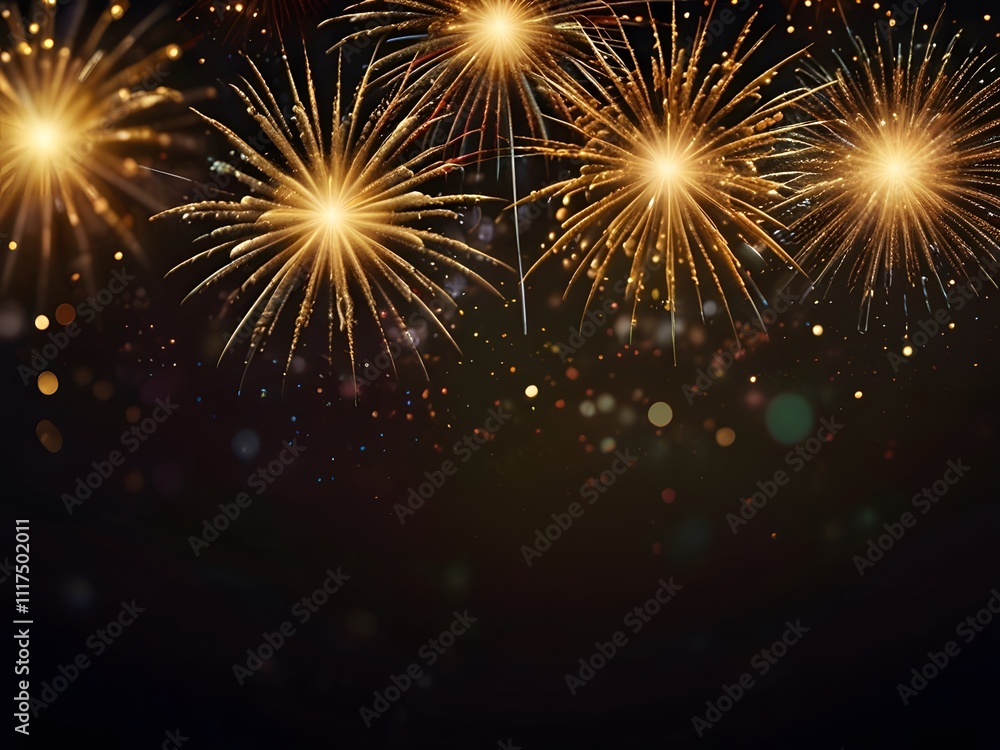 Fototapeta premium champagne glasses on christmas background