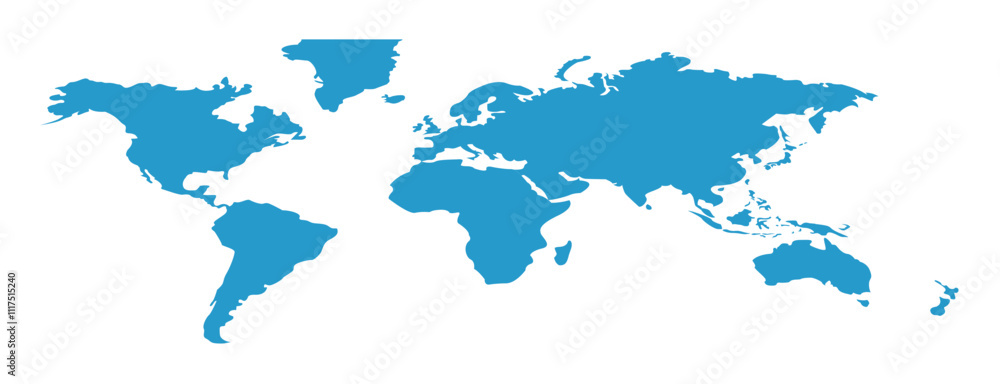 Fototapeta premium global world map