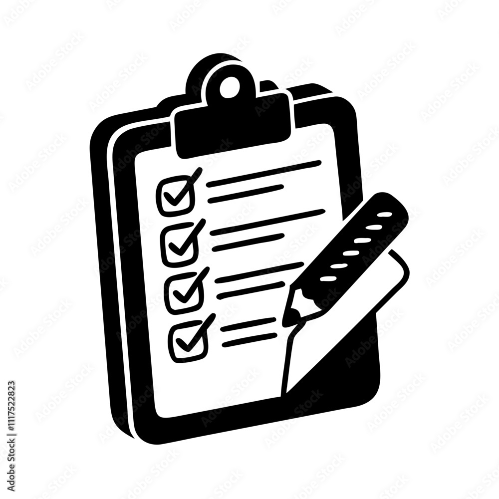 resolutions clipboard silhouette, new year vector icon - silhouette vector art of resolutions clipboard, symbolizing new year celebrations. new year silhouette. resolutions clipboard silhouette, new year vector icon - silhouette vector art of resolutions clipboard, symbolizing new year celebrations. new year silhouette.