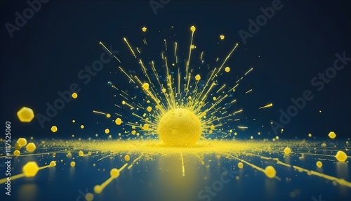 Clear Plain Shiny Warm Soft Vintage Bokeh Cloudy Wave Like Geometric Blue Background or Texture