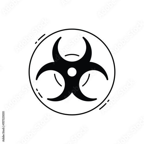 Biohazard  vector icon