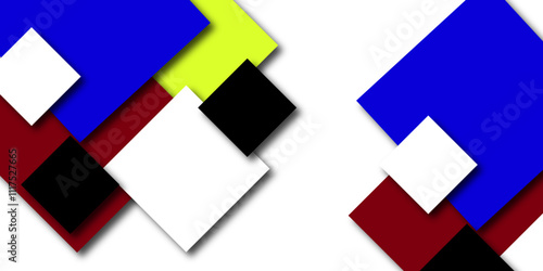 Free Download White abstract geometric background with white paper sheets soars as abstract spaces with rectangles, parallel stripes, perspective, shadows in simple strict modern material in triangle and square.	 - GFXLoad