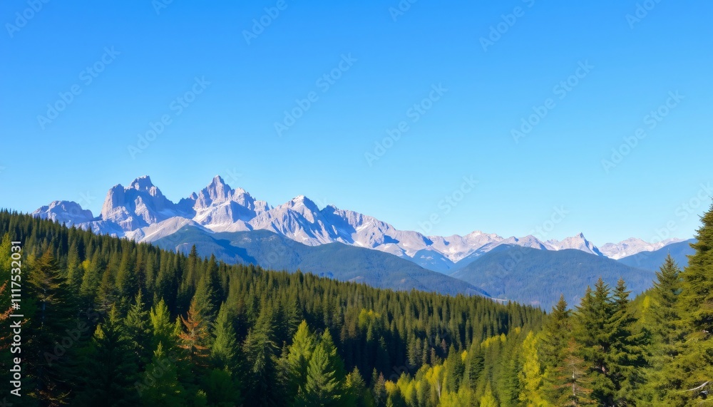 Mountain Landscape Scene Mountain Landscape Scene