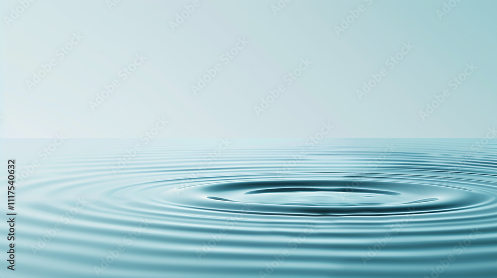 Calm ripples on turquoise water surface Calm ripples on turquoise water surface