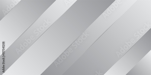 Gray and white diagonal lines, geometric architecture, delicate abstract background. Vector illustration