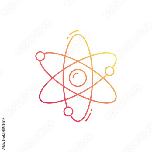 Atom vector icon