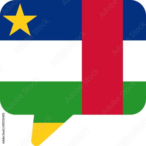 Chat Icon of Central African Republic Flag