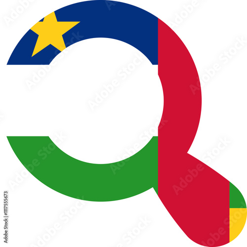 Search Icon Of Central African Republic Flag